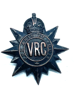 Original Canadian Army - Victoria Rifles of Canada Regiment Cap Badge - The Militaria Shop