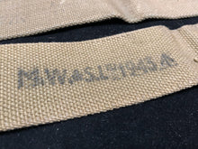 Load image into Gallery viewer, Original WW2 British Army 37 Pattern Khaki L-Straps Webbing - Wartime Dated
