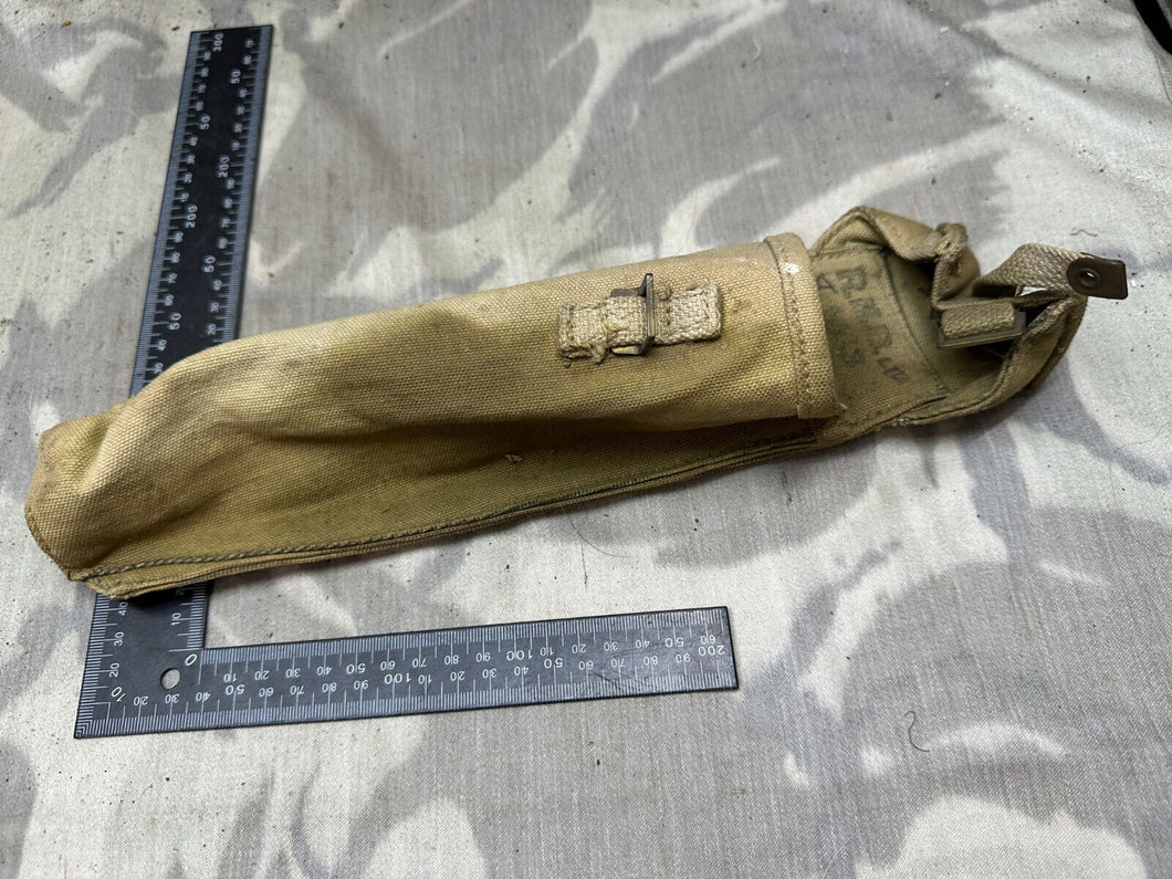 Original WW2 Britsh Army Vickers Long Range Sight Bag - 1943 Dated