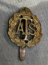 Load image into Gallery viewer, Original WW2 British Army Auxiliary Transport Service ATS Cap Badge
