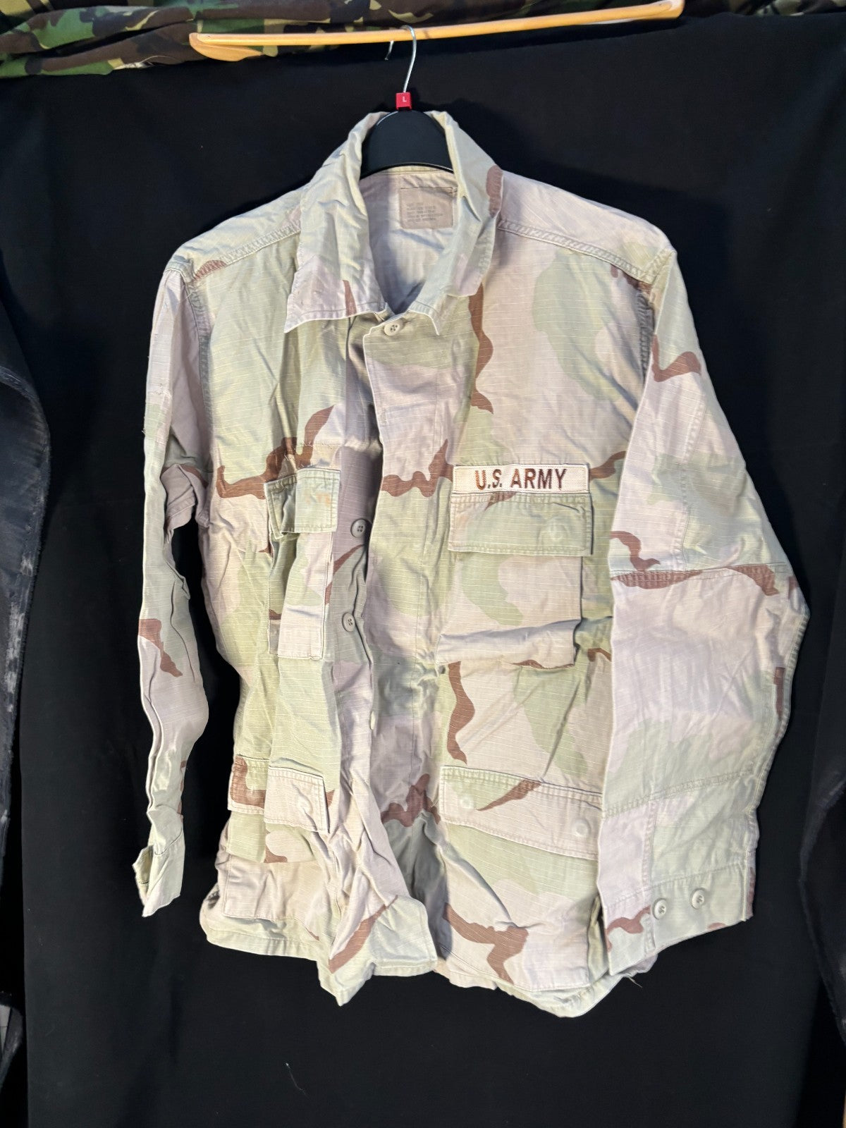 Gulf War US Army DCU Camouflaged Combat Field Coat/Jacket - Large/long - The Militaria Shop