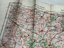 Lade das Bild in den Galerie-Viewer, Original WW2 British Army / RAF Map - Paris - France
