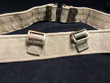 Load image into Gallery viewer, Original WW2 British Army 37 Pattern Combat Belt - 36&quot; Waist
