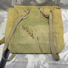 Load image into Gallery viewer, Original WW2 British Army Large Pack &amp; Straps - 37 Pattern Webbing
