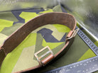 Interesting British Army Victorian Leather Belt with Brass Loops - The Militaria Shop