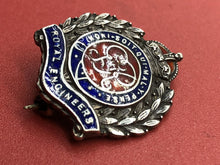 Load image into Gallery viewer, Original WW2 British Army Royal Engineers Enamel Lapel Badge / Sweetheart Brooch
