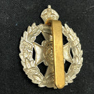 Genuine WW2 British Army Brass Cap Badge - Post Office Rifles - The Militaria Shop