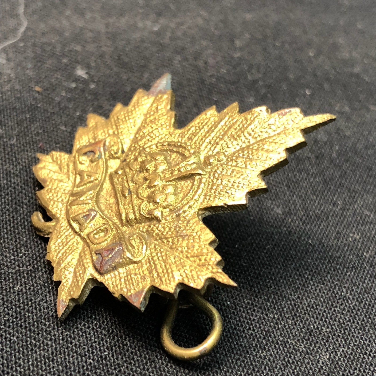 Original WW2 Canadian Army Cap Badge - Canadian General Service - The Militaria Shop