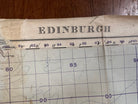Original WW2 British Army GSGS Map of Scotland - Edinburgh - The Militaria Shop