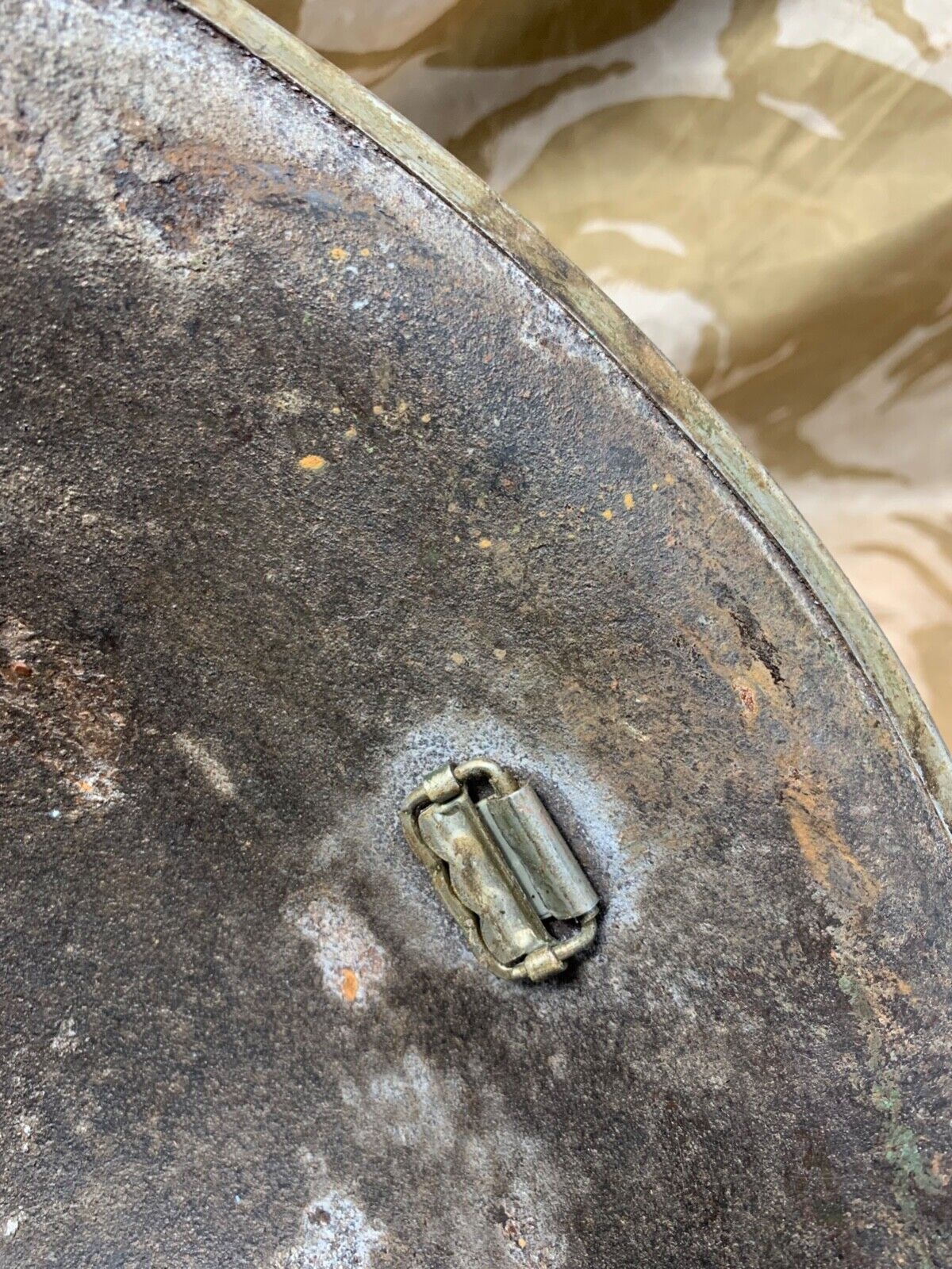 WW2 Mk3 High Rivet Turtle - British / Canadian Army Helmet - Nice Original - The Militaria Shop