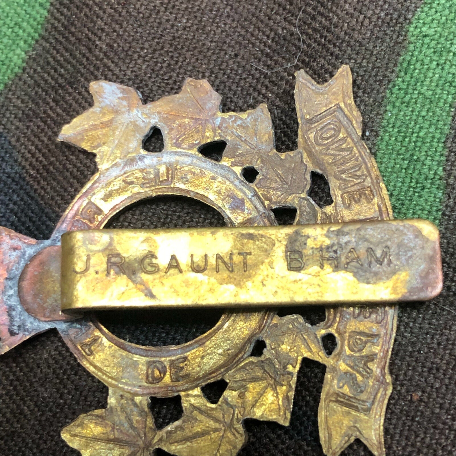 Original Canadian Army Le Régiment de Hull Beret / Cap Badge - The Militaria Shop