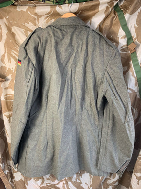 West German Field Jacket Green Wool Shirt Military Uniform Germany - 186/96 - The Militaria Shop