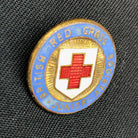 Vintage British Red Cross Society (BRCS) Junior Member Lapel Pin - The Militaria Shop
