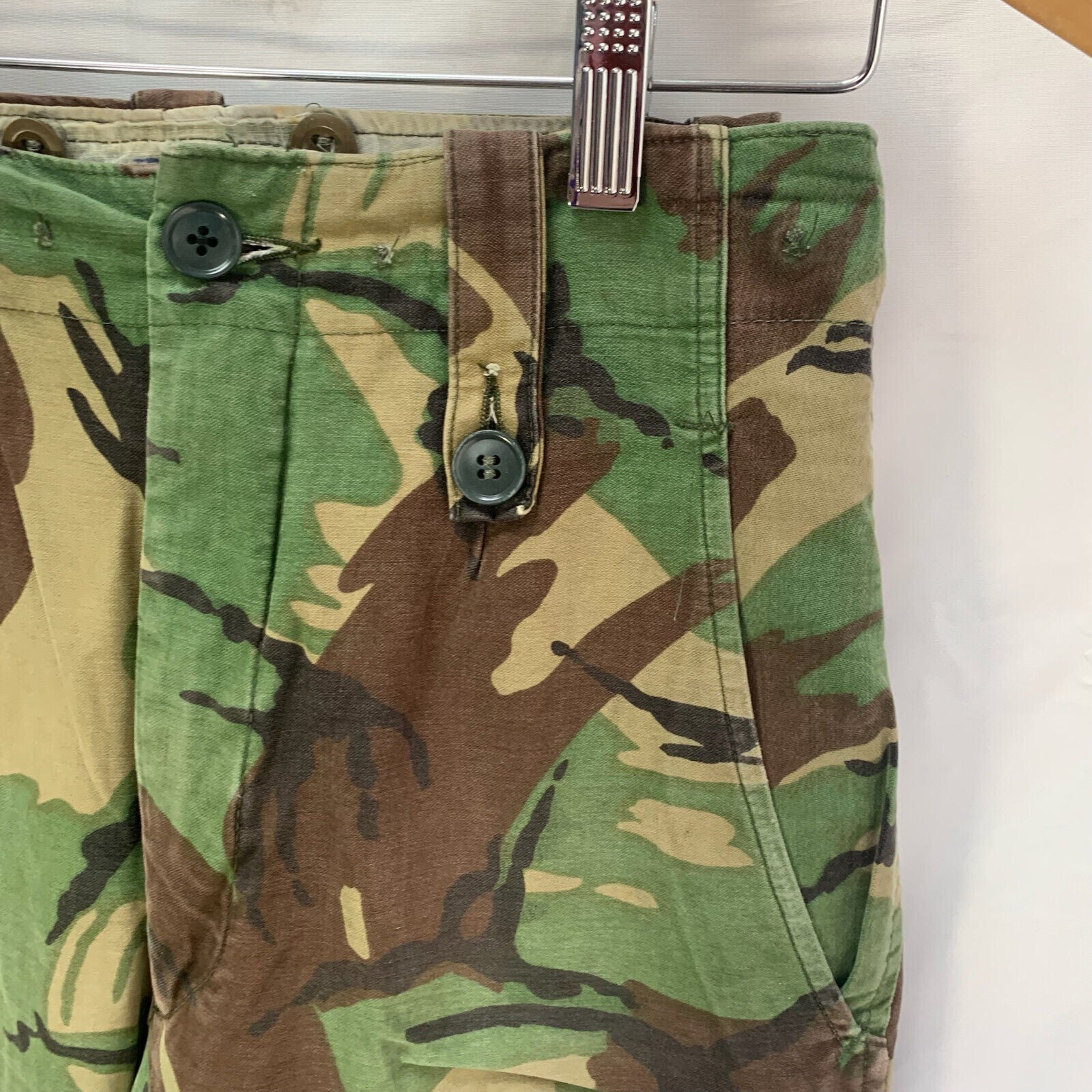 Genuine British Army 68 Pattern DPM Jungle Camouflaged Trousers - Size 28" Waist - The Militaria Shop