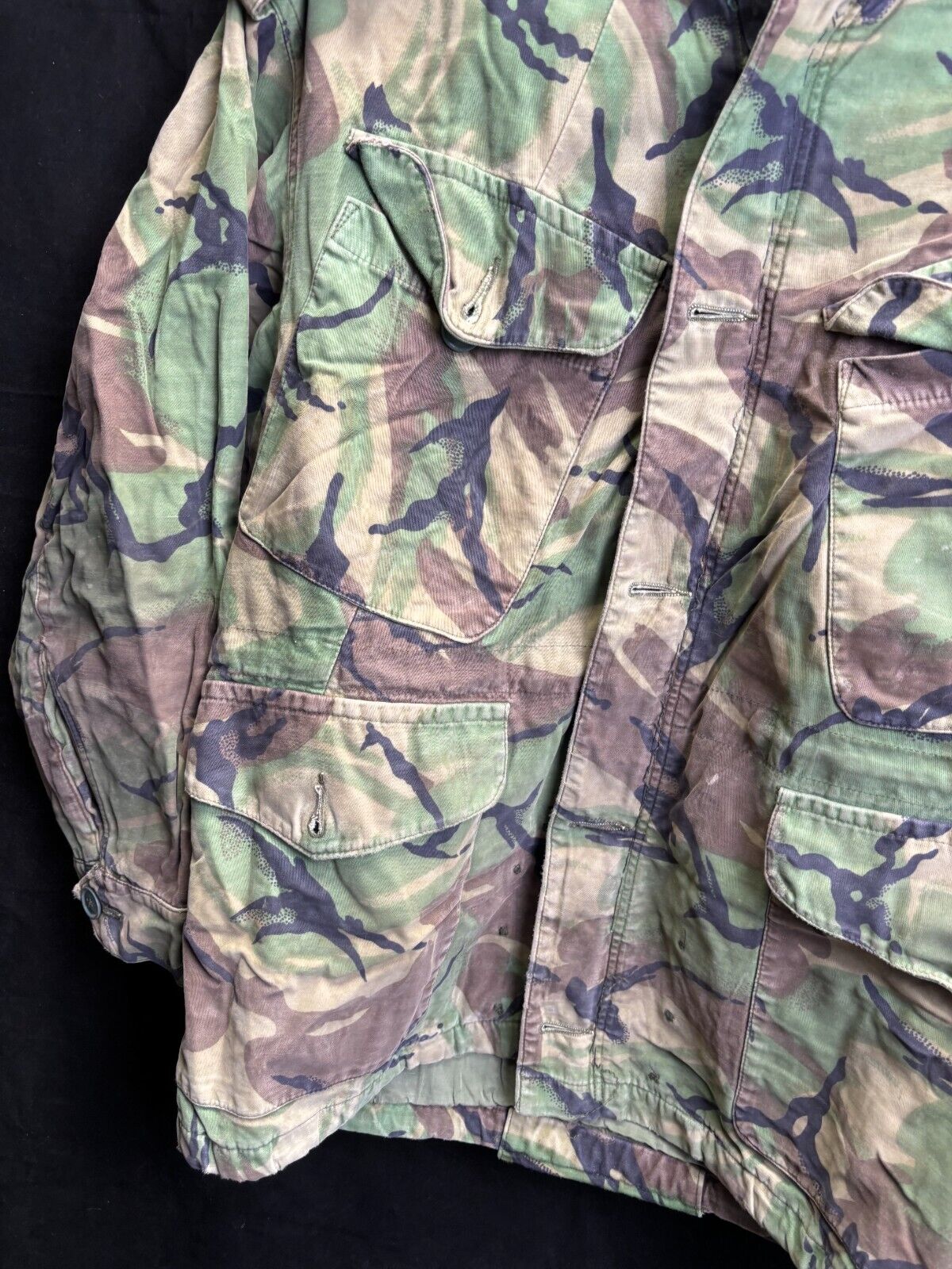 Surplus British Army 68 Pattern DPM Camouflaged Smock Combat 36in Chest - The Militaria Shop