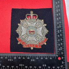 Load image into Gallery viewer, British Army Bullion Embroidered Blazer Badge - The Border Regiment
