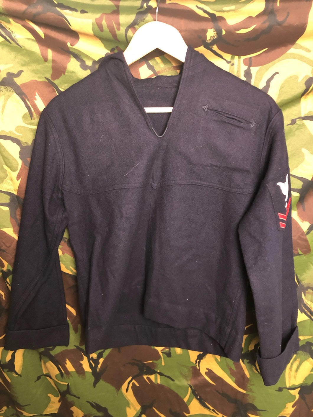 Original Vietnam Era US Navy Jumper Top Crackerjack - 38 Chest - Reg - The Militaria Shop