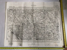 Load image into Gallery viewer, Original WW2 German Army Map of Saintes, France
