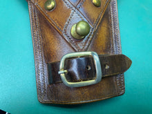 Charger l&#39;image dans la galerie, Original Victorian British Army  Officer&#39;s Leather Frog, Worn on the Sam Browne
