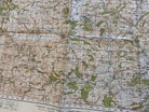 Original WW2 British Army GSGS OS Map of Great Britain - Bishop's Castle - The Militaria Shop