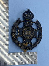 Load image into Gallery viewer, Original WW1 British Army 19th County of London Regiment Cap Badge
