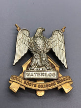 Load image into Gallery viewer, Original British Army WW2 British Army Royal Scots Dragoon Guards Cap Badge
