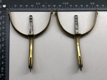 Load image into Gallery viewer, Original Pair of WW1/WW2 British Army Officers Brass Horse Riding Spurs
