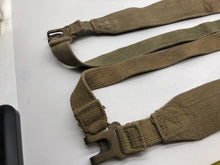 Load image into Gallery viewer, Original WW2 British Army 37 Pattern Canvass L Straps Set
