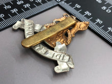 Load image into Gallery viewer, Original WW2 British Army Queen&#39;s Royal Army Pay Corps RAPC Cap Badge
