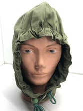 Load image into Gallery viewer, Original British Army Combat Smock Attachable Hood In Sateen 1953 Dated
