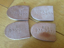 Load image into Gallery viewer, 4 x WW2 US Army Womens Army Corps - ladies leather shoe heels - RLI numbered - The Militaria Shop
