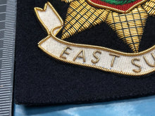 Load image into Gallery viewer, British Army Bullion Embroidered Blazer Badge - East Surrey Regiment
