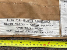 Load image into Gallery viewer, 1967 Dated RAF Supply / Cargo Harness and Straps, Parachute Delivery. Excellent.
