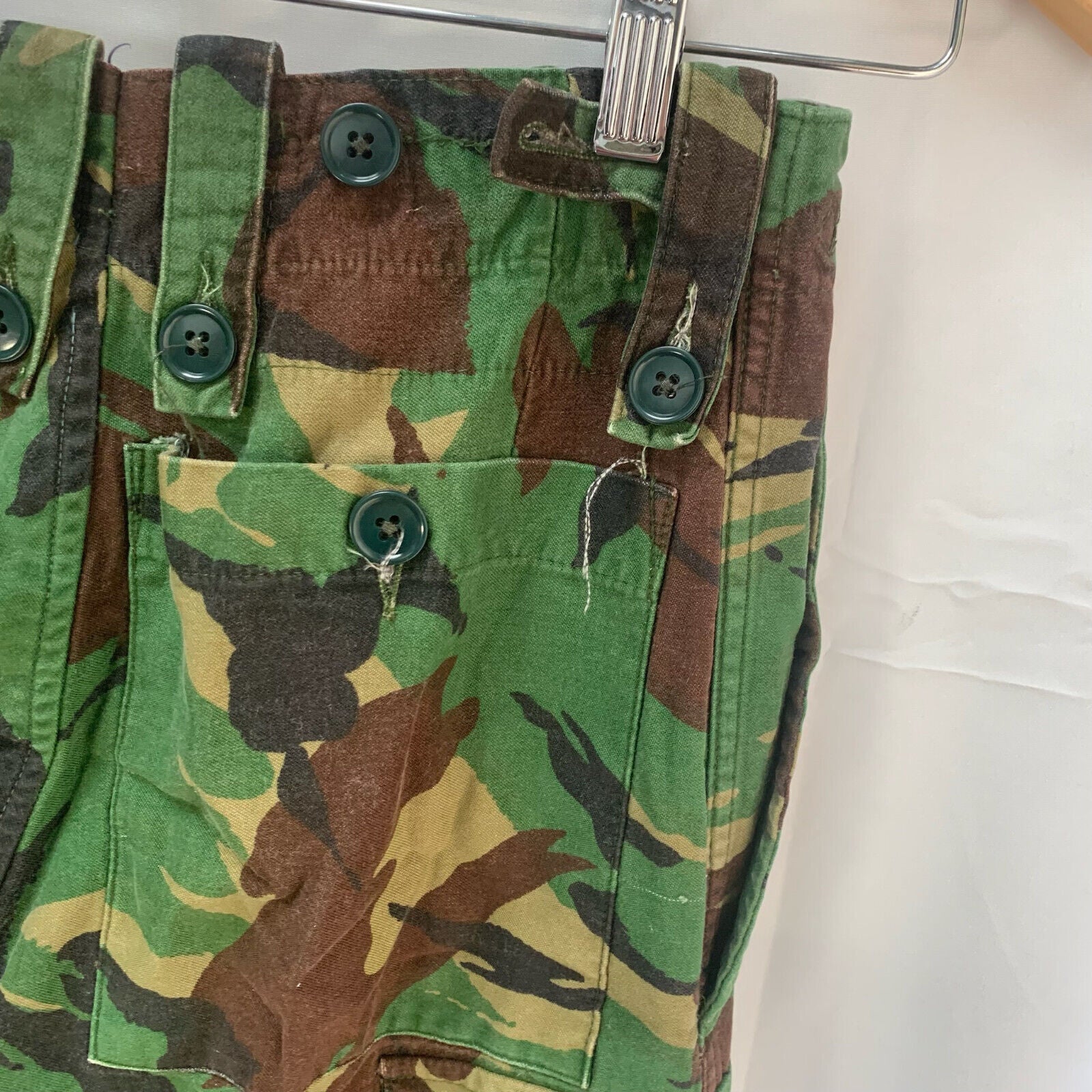 Genuine British Army 68 Pattern DPM Jungle Camouflaged Trousers - Size 28" Waist - The Militaria Shop