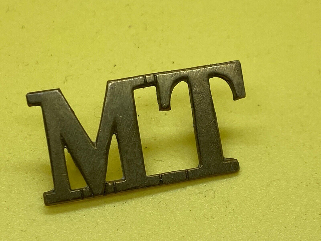 Original WW1 British Army Motorised Transport MT Shoulder Title