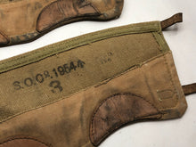 Load image into Gallery viewer, Original British Army WW2 37 Pattern Webbing Ankle Spats - Size 3
