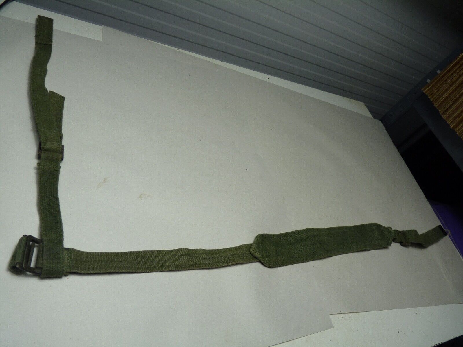 Original WW2 British Army 44 Pattern Shoulder / Extended Equipment Strap - 1945 - The Militaria Shop