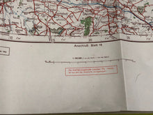 Load image into Gallery viewer, Original WW2 German Army Map of UK - Manchester / Liverpool / North West England
