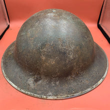 Load image into Gallery viewer, WW2 British Army Mk2 Brodie Combat Helmet - Uncleaned Untouched Original
