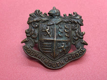 Load image into Gallery viewer, Original WW1 British Army Bournemouth School OTC Officer Training Cap Badge
