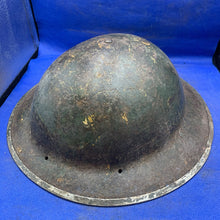 Load image into Gallery viewer, Original WW2 British Army Mk2 Brodie Combat Helmet
