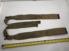 Load image into Gallery viewer, Original WW2 British Army 37 Pattern Canvass L Straps Set
