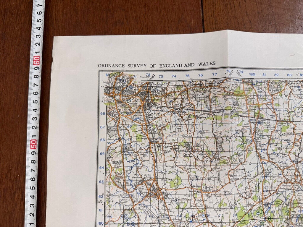 Original WW2 British Army GSGS OS Map England - Tunbridge Wells - The Militaria Shop