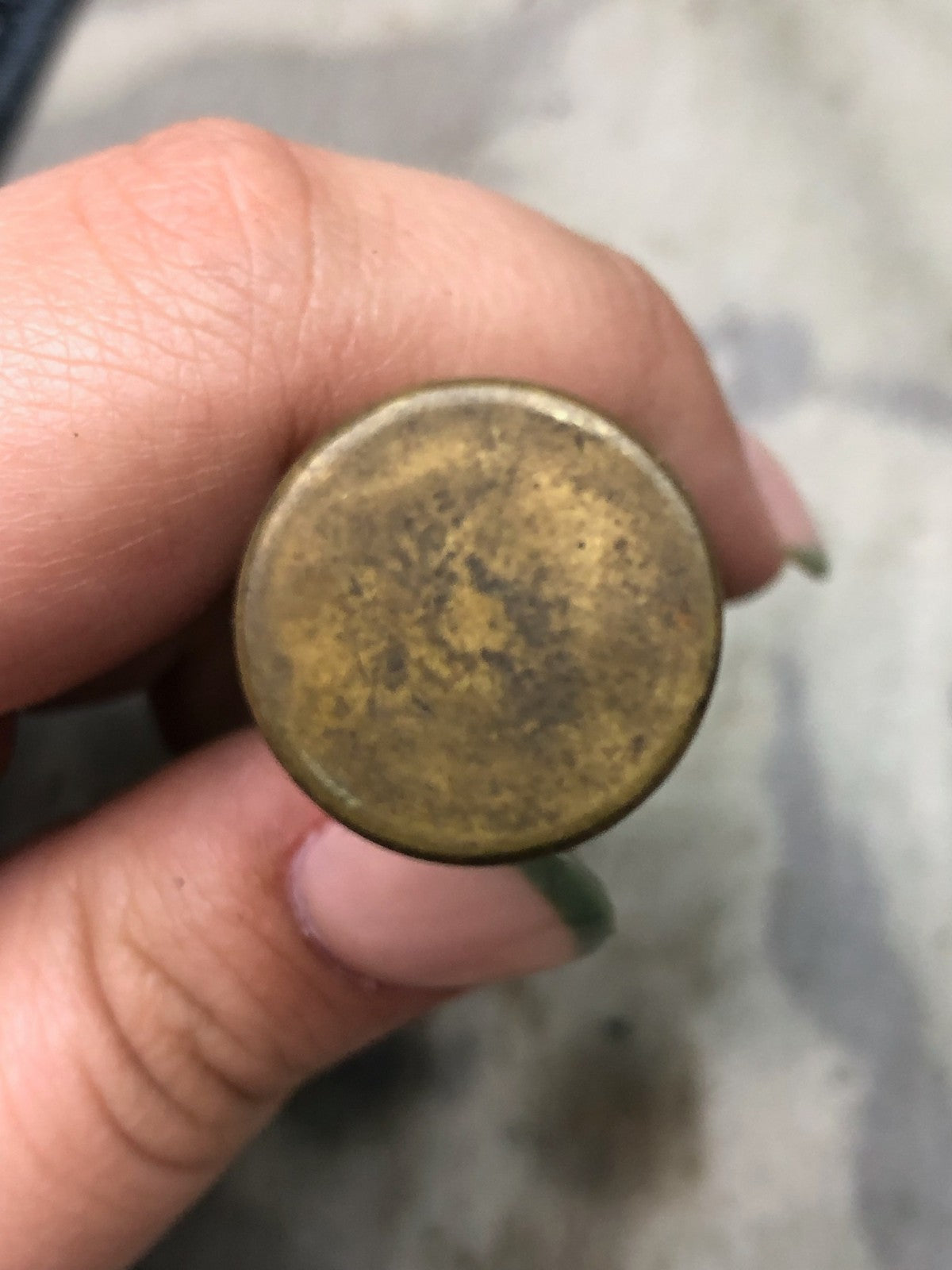 Original WW1 British Army SMLE Enfield Brass Oil Bottle - WD Marked - The Militaria Shop