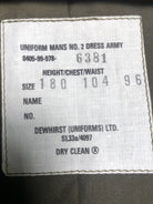 Original British Army No.2 Dress Uniform Jacket - Grade 1 - Size 180/104/96 - The Militaria Shop