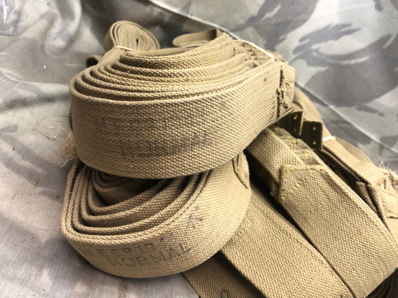 Original WW2 Dated British Army 37 Pattern Shoulder Strap - New Old Stock - The Militaria Shop