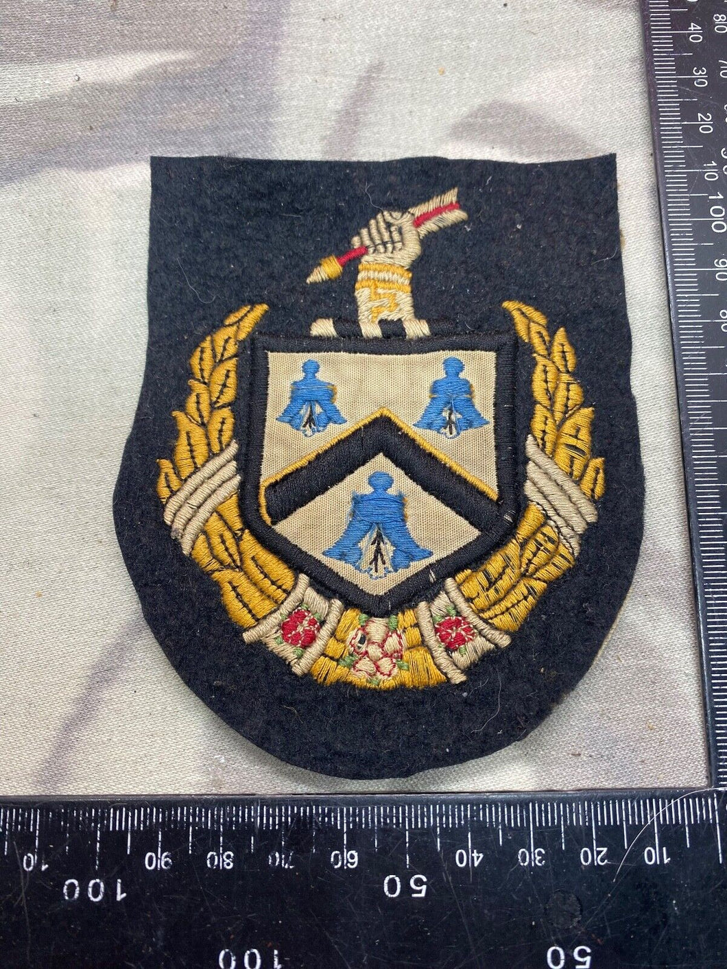 Original British Old Tauntonians' Association Blazer Badge