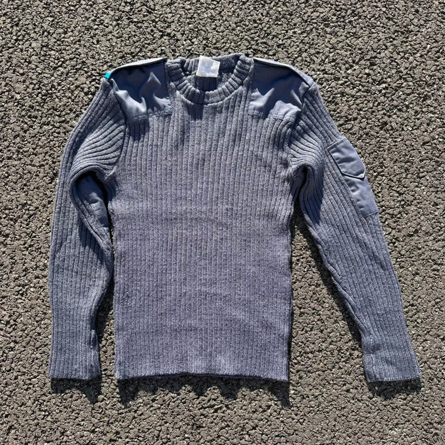 Commando Pullover Wool Jumper Warm British RAF Blue Grade 1 - 94cm / 37 ...