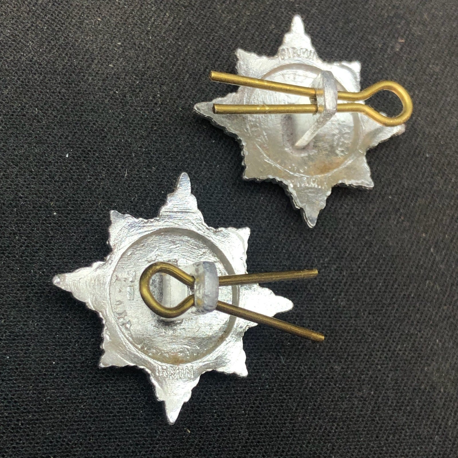 Original British Collar Badge Pair - Royal Dragoon Guards - The Militaria Shop