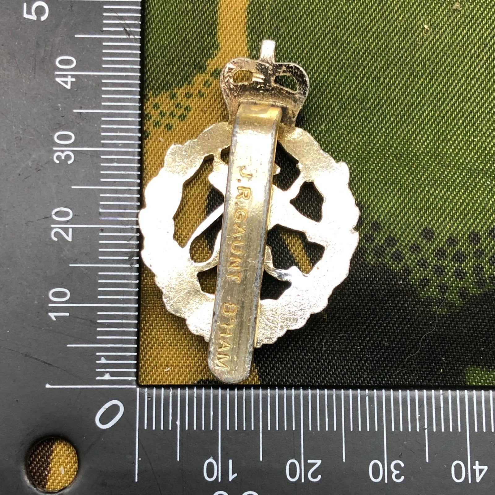 Original British Staybrite Army Cap Badge - Women's Royal Army Corps - The Militaria Shop